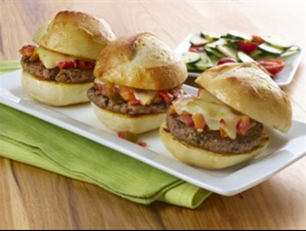 Pesto Pepper Jack Sliders