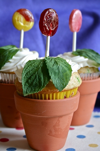 Flower Pot Cupcakes