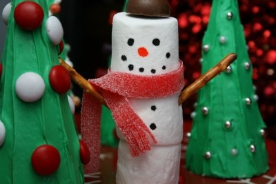 marshmallow snowmen