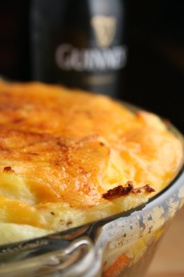 Shepherds pie with Guinness