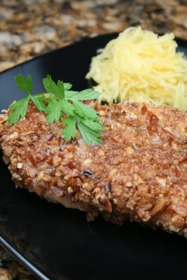 pecan pretzel crusted chicken chicken