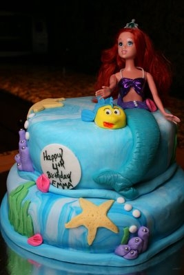 Little Mermaid Birthday Cake