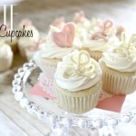 White Cupcakes for a {virtual} Baby Shower
