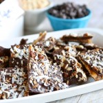 Salted Saltine Toffee with Coconut