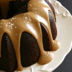 Guinness Chocolate Cake with Salted Caramel Glaze