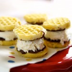 Eggo Ice Cream Sandwiches with Nutella