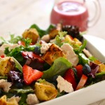 Summer Salad with Eggo Croutons & Giveaway