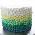 Ombre Dot Cake