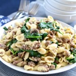 Orecchiette with Sweet Italian Sausage